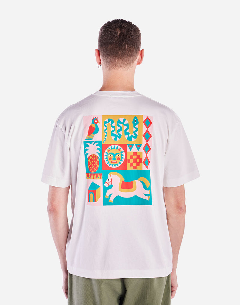 T-shirt ample Quetzal écru