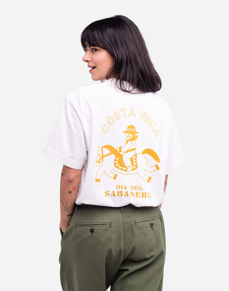 T-shirt ample Sabanero écru