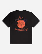 T-shirt ample Sea Treasure noir carbone