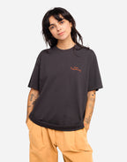 T-shirt ample Sea Treasure noir carbone