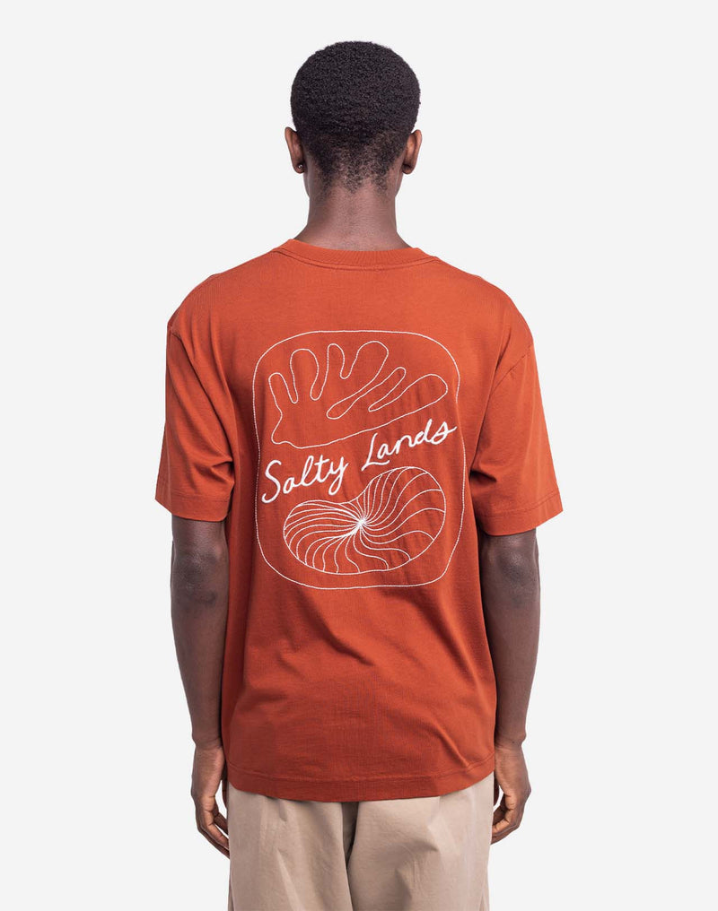 T-shirt ample Shellweed rouille