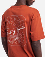 T-shirt ample Shellweed rouille