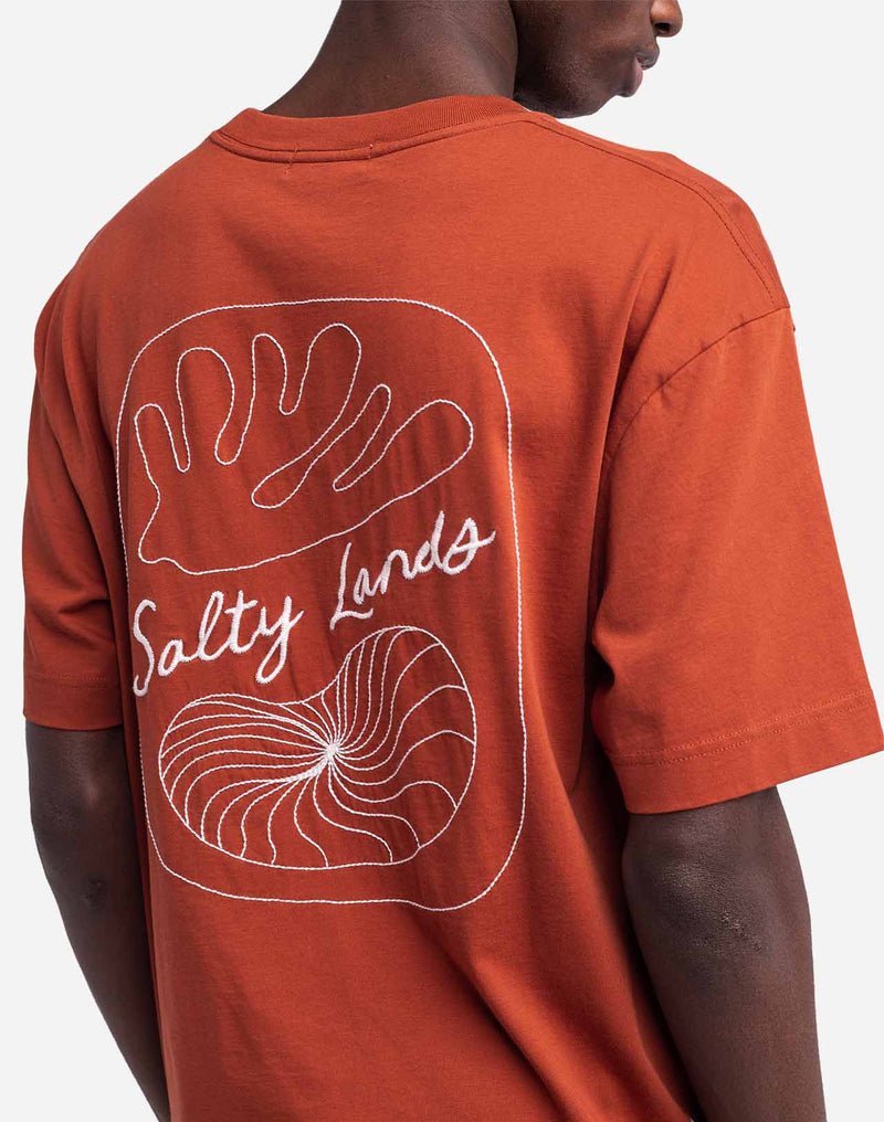 T-shirt ample Shellweed rouille