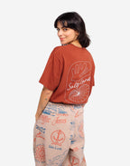 T-shirt ample Shellweed rouille