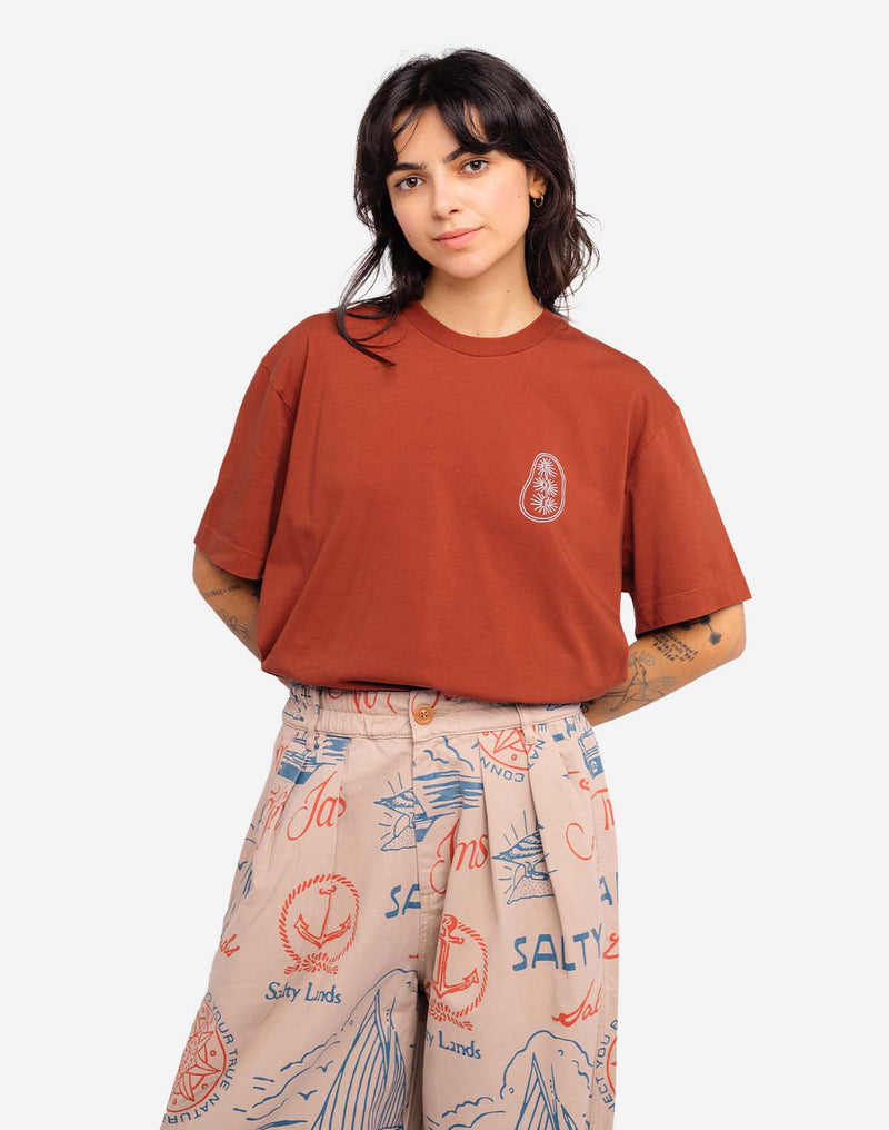 T-shirt ample Shellweed rouille