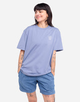 Tshirt ample Simple Life bleu azur