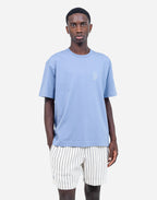 Tshirt ample Simple Life bleu azur