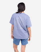 Tshirt ample Simple Life bleu azur