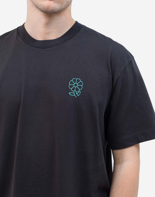 Tshirt ample Simple Life noir carbone