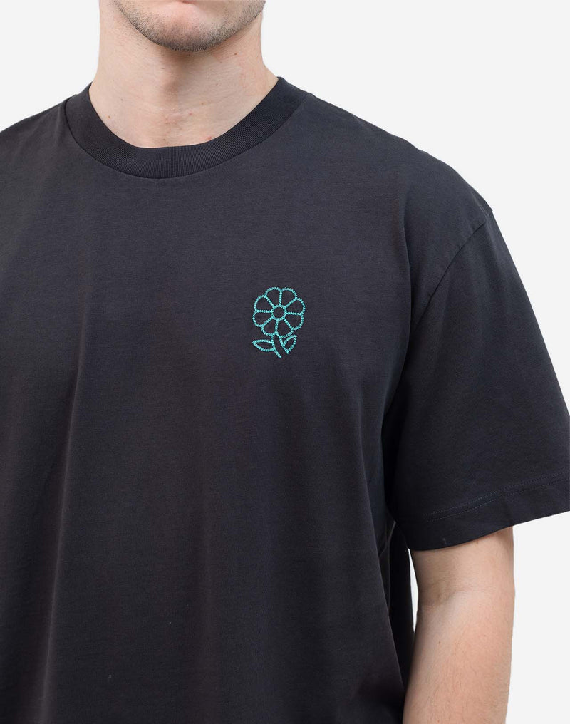 Tshirt ample Simple Life noir carbone