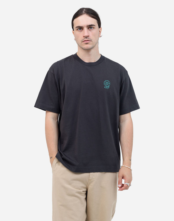Tshirt ample Simple Life noir carbone
