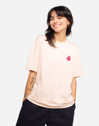 T-shirt ample Soleil d'hiver crème