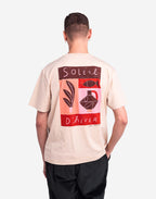 T-shirt ample Soleil d'hiver crème
