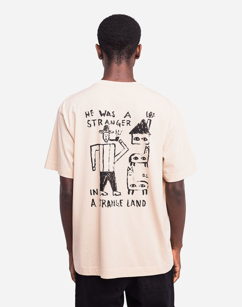 T-shirt ample Stranger crème