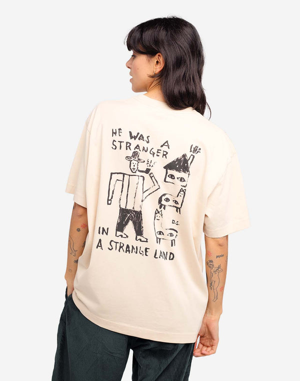 T-shirt ample Stranger crème