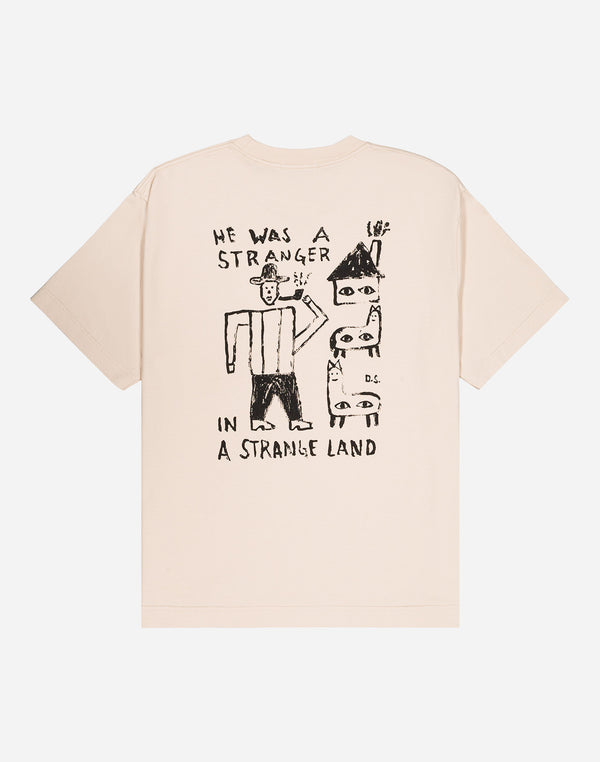 T-shirt ample Stranger crème