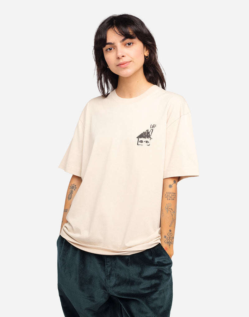 T-shirt ample Stranger crème