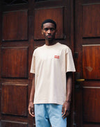 T-shirt ample Tempête crème
