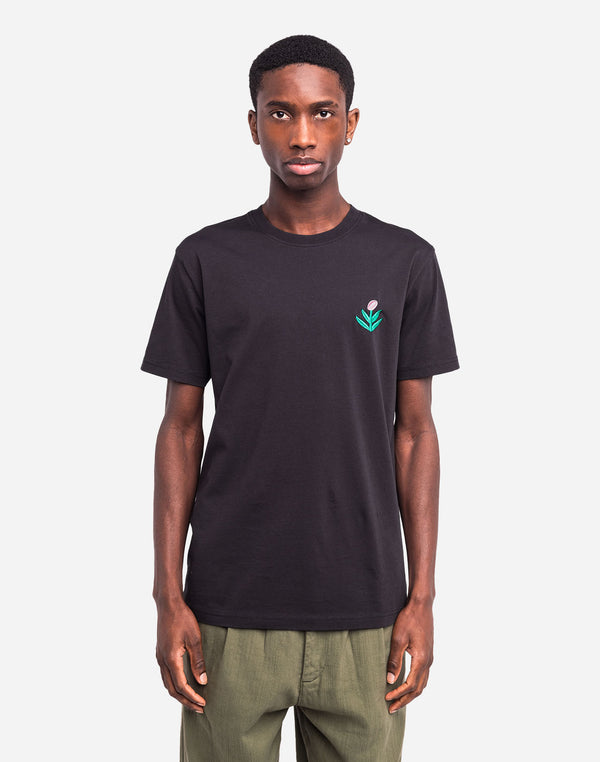 T-shirt Belle saison noir carbone