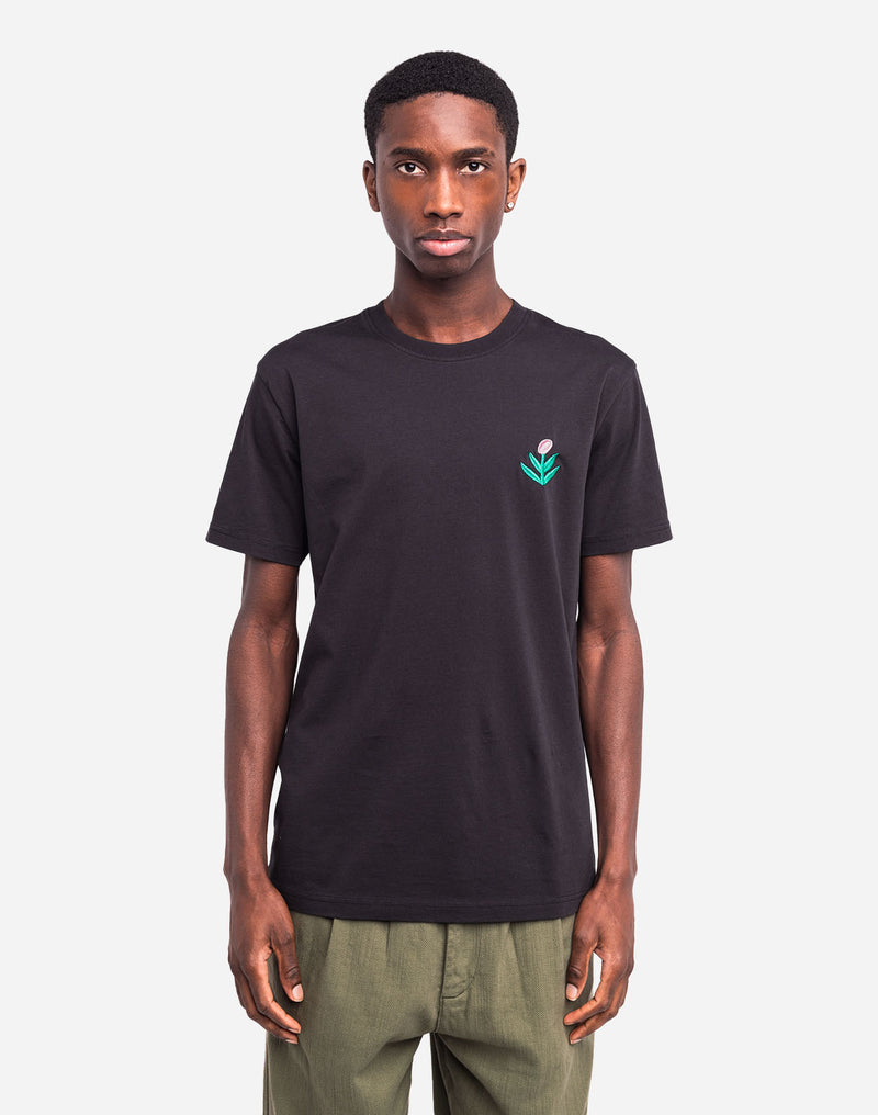 T-shirt Belle saison noir carbone