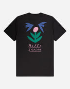 T-shirt Belle saison noir carbone