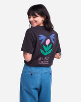 T-shirt Belle saison noir carbone