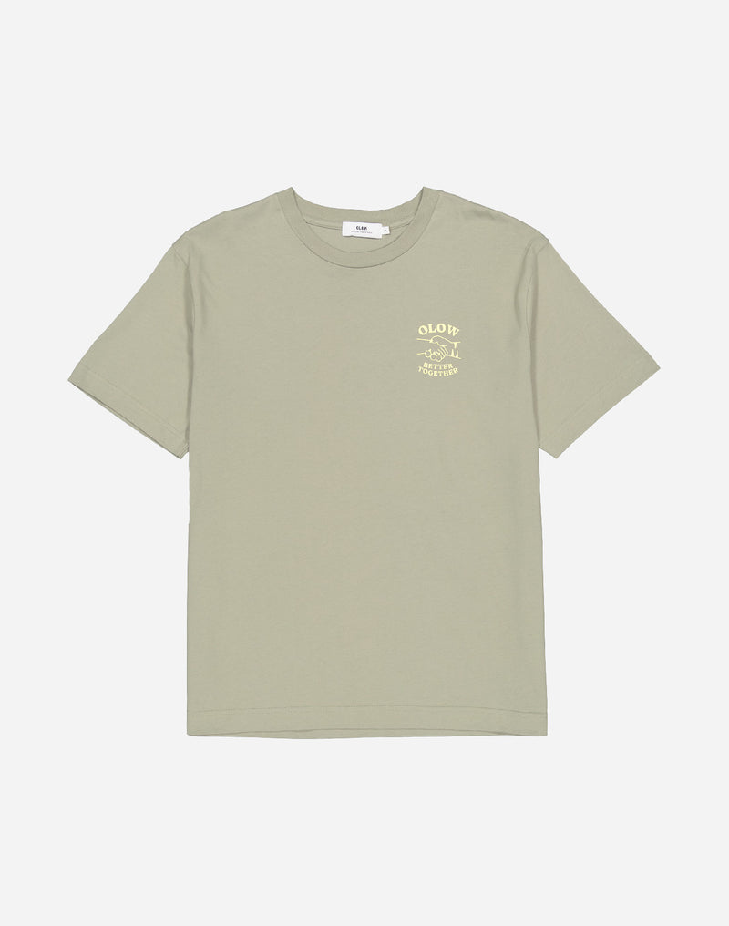 T-shirt Better Together Argile ample