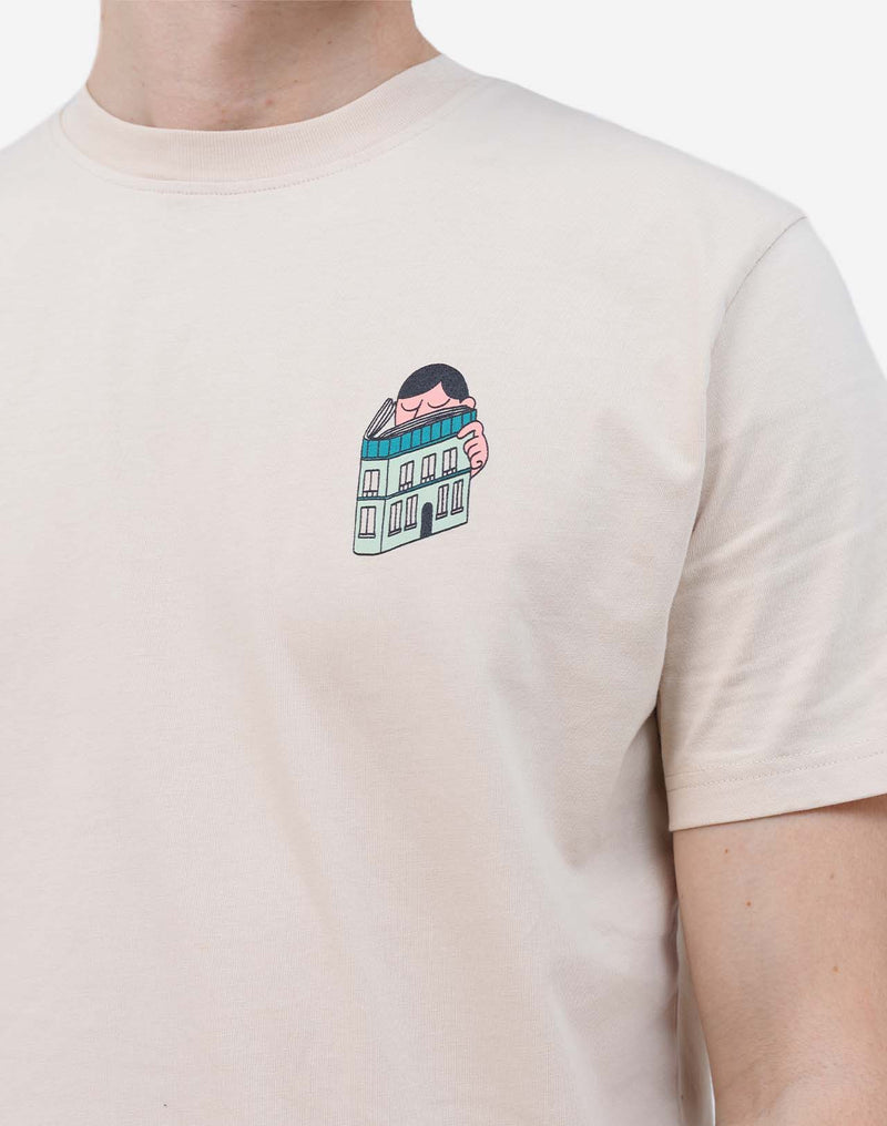 Tshirt Building crème