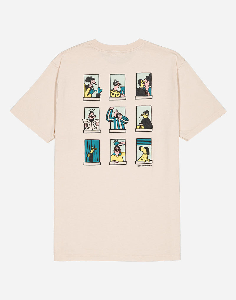 Tshirt Building crème