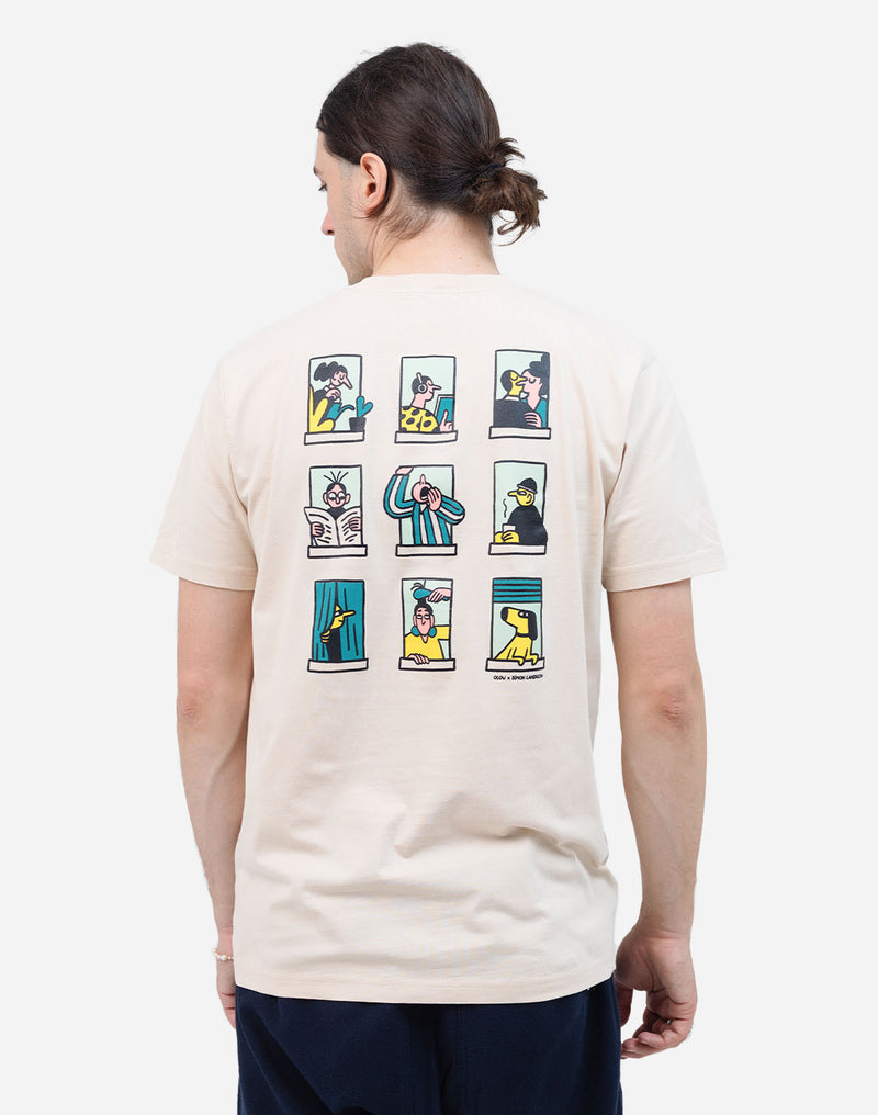 Tshirt Building crème