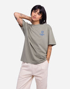 T-shirt Capra argile ample