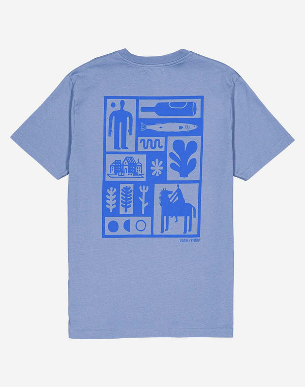 Tshirt Essentials bleu azur