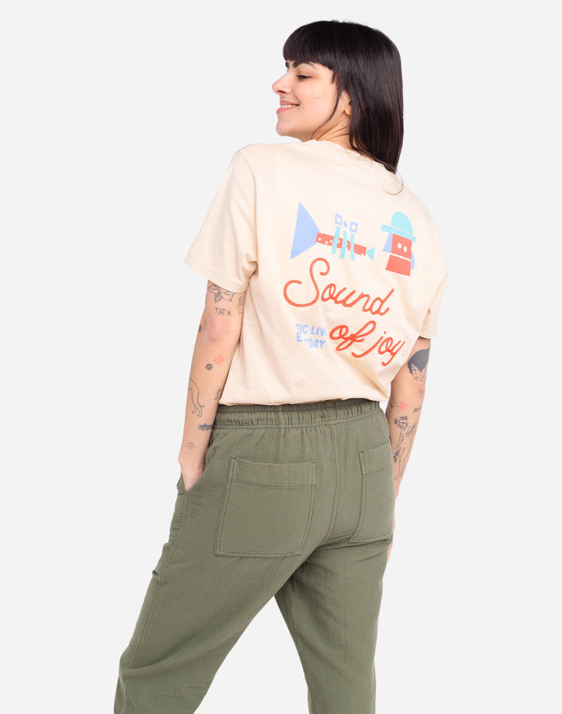 Tshirt Fanfare crème
