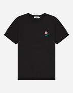 T-shirt Flowering noir carbone