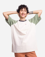 T-shirt Harper ample vert sauge