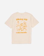 T-shirt Hiking Trip ivoire ample