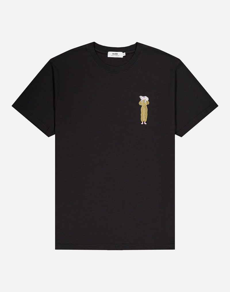 T-shirt Lamb noir Carbone