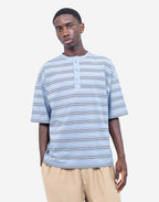 Tshirt ample Omi bleu azur
