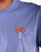 T-shirt Pejibaye bleu azur