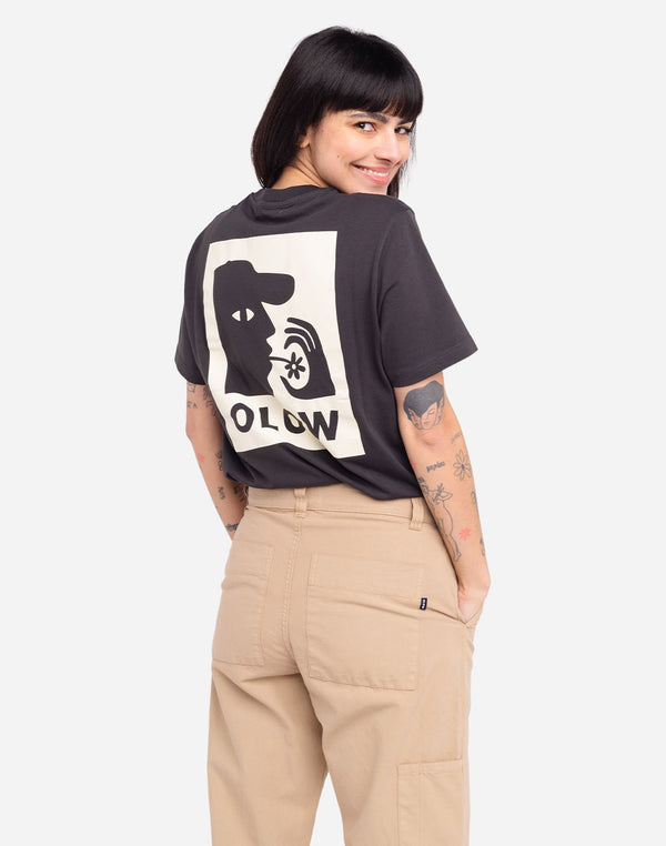 Tshirt Portrait noir carbone