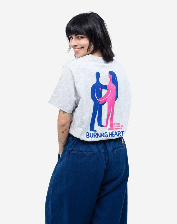 Tshirt Romance gris chiné