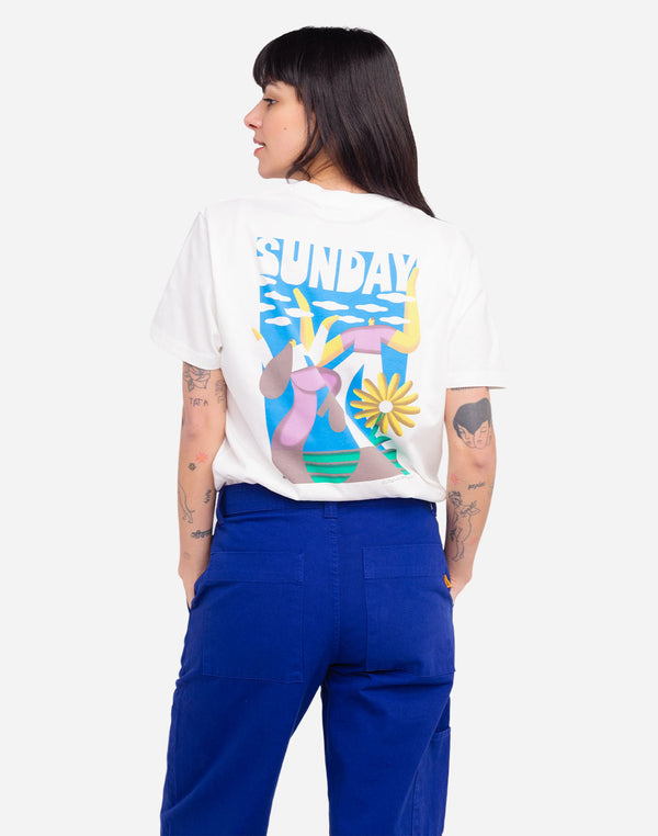 Tshirt Sunday écru