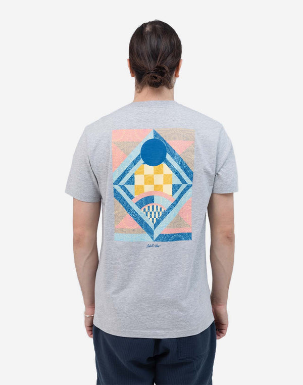 Tshirt Union gris chiné