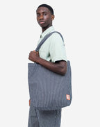 Totebag Toto Stripes denim rayé