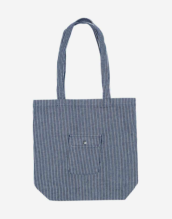 Totebag Toto Stripes denim rayé