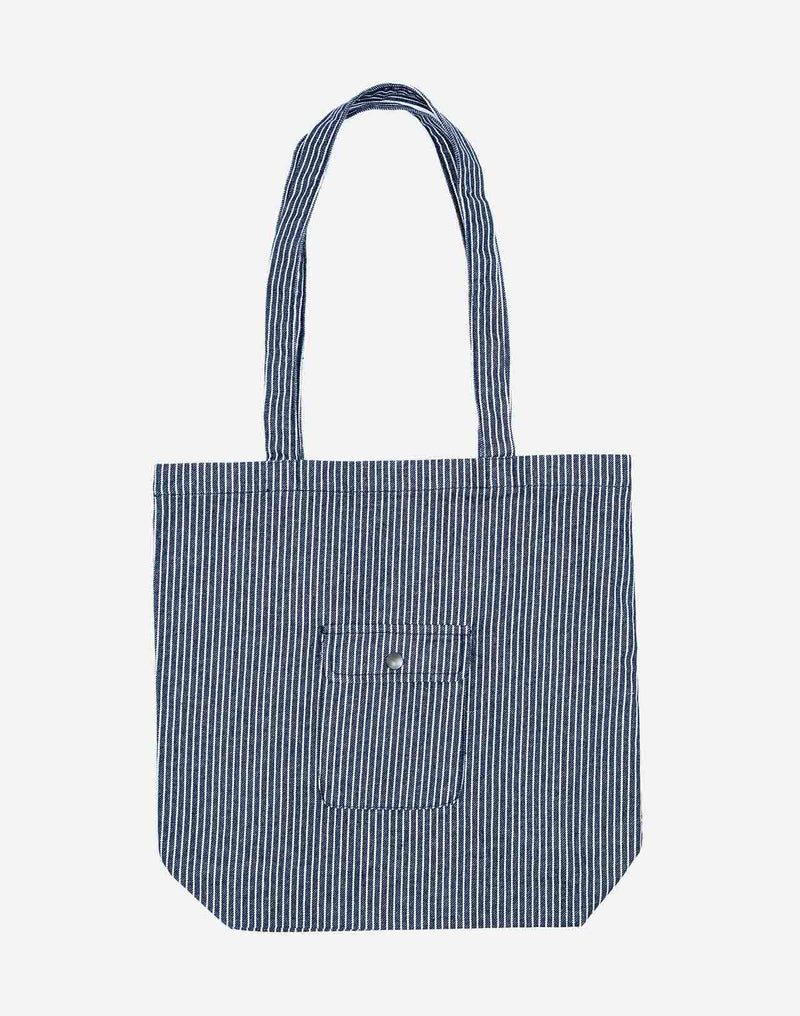 Totebag Toto Stripes denim rayé