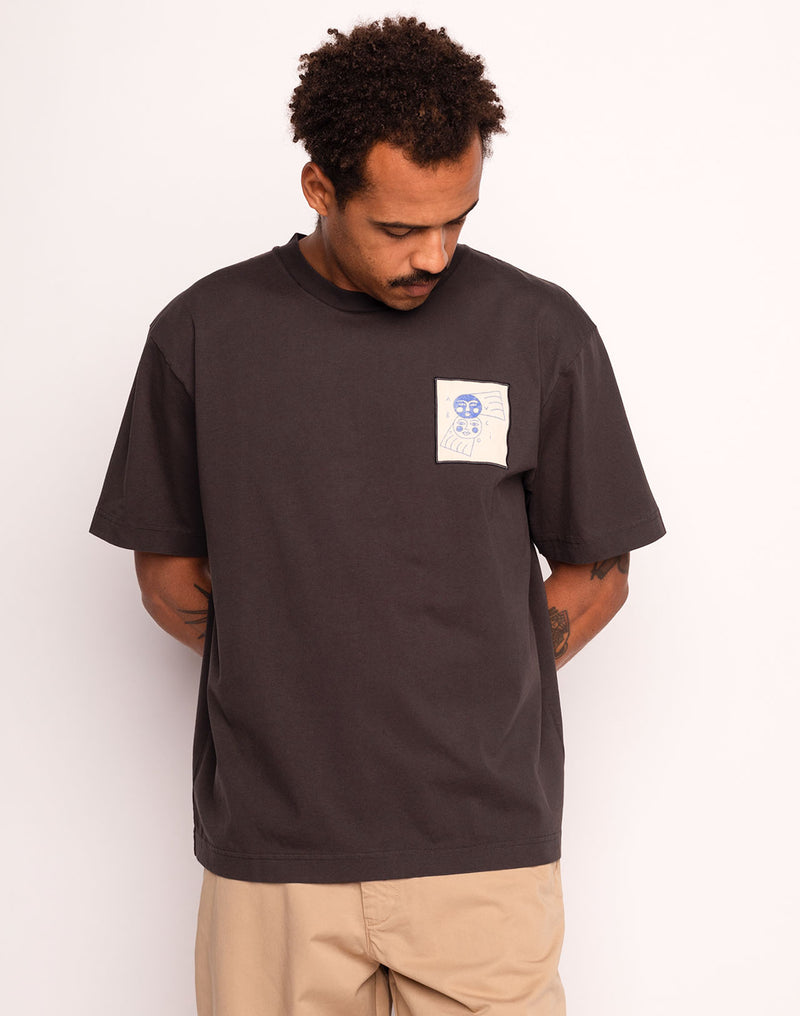 T-Shirt Avec Toi Noir Carbone en coton bio GOTS – OLOW