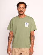 T-Shirt Avec Toi Vert Sauge en coton bio GOTS – OLOW