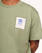 T-Shirt Avec Toi Vert Sauge en coton bio GOTS – OLOW