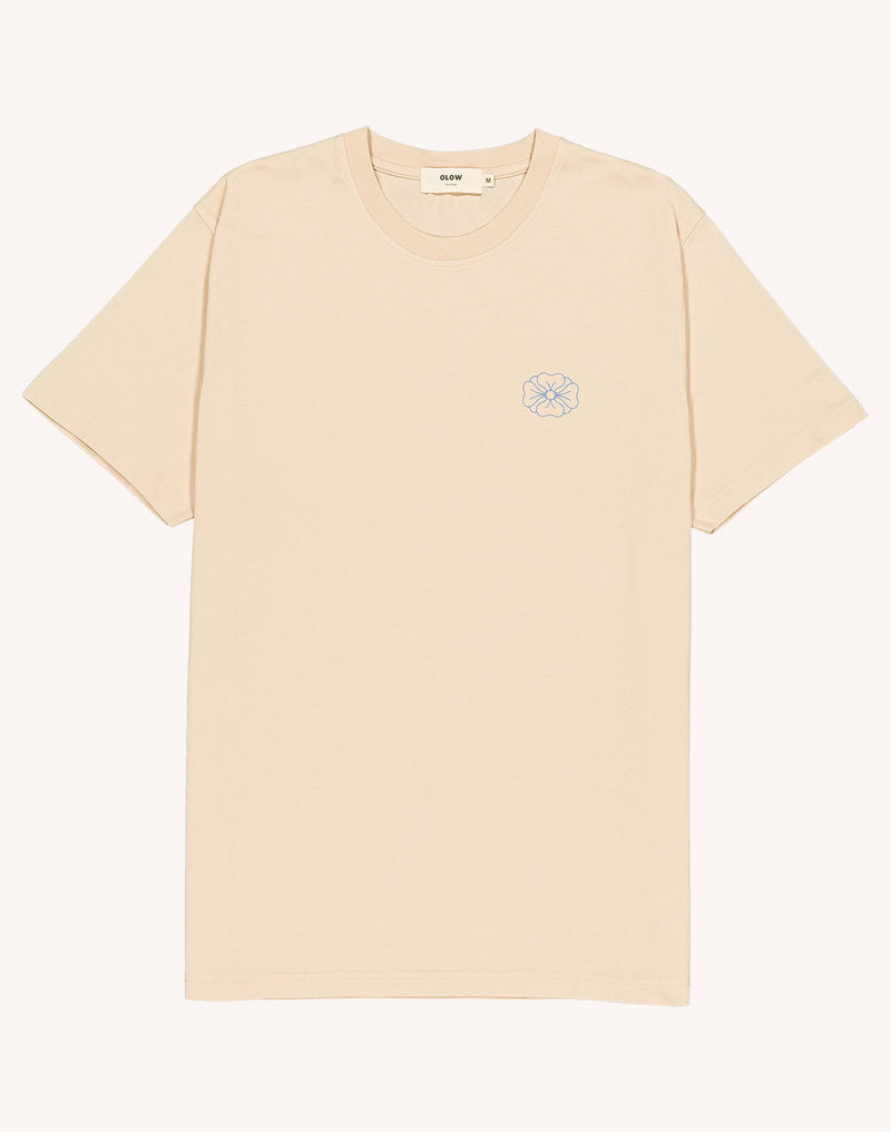 T-Shirt Awake Crème en coton bio GOTS – OLOW